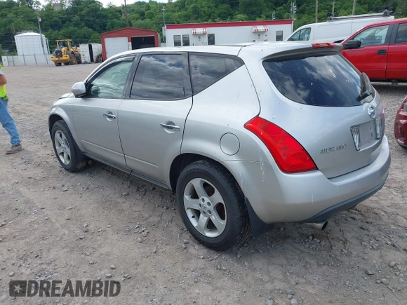 2003 Nissan Murano SE z VIN JN8AZ08W43W214000, wystawiony jako IAAI lot #42274384 z przebiegiem 98 927 mil mil oraz . Historia ofert i sprzedaży dostępna na DreamBid. Obrazek 3.