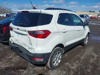 2019 Ford EcoSport SE with VIN MAJ6S3GL0KC267023, listed as a IAAI auction lot 41727186 with 63,774 mi miles and . Bid and sale history available at DreamBid. Image 4.
