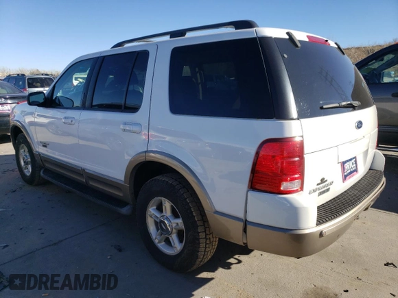 2002 Ford Explorer Eddie Bauer z VIN 1FMZU74E02ZA74457, wystawiony jako Copart lot #84026574 z przebiegiem 165 534 mil mil oraz Czysty tytuł • Clean title. Historia ofert i sprzedaży dostępna na DreamBid. Obrazek 2.