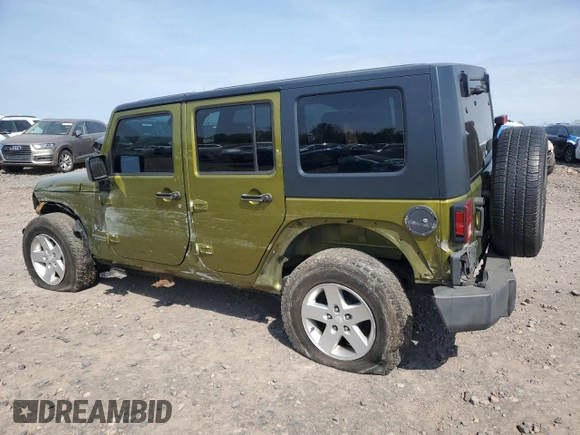 2008 Jeep Wrangler Unlimited X with VIN 1J4GB39108L505868, listed as a Copart auction lot 54970455 with 225,794 mi miles and Salvage Title. Bid and sale history available at DreamBid. Image 2.
