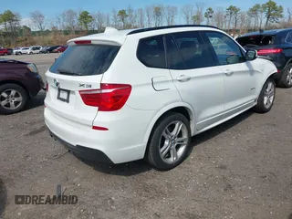 2014 BMW X3 xDrive35i with VIN 5UXWX7C59E0E76908, listed as a IAAI auction lot 41988012 with 83,572 mi miles and . Bid and sale history available at DreamBid. Image 4.