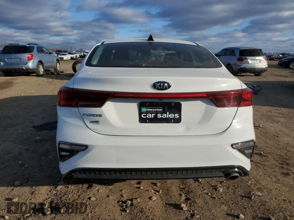2021 Kia Forte LXS with VIN 3KPF24AD0ME270050, listed as a Copart auction lot 41378025 with 66,302 mi miles and Salvage Title. Bid and sale history available at carsss.com. Image 6.