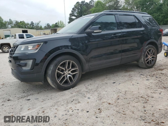 2016 Ford Explorer Sport with VIN 1FM5K8GT7GGC49052, listed as a Copart auction lot 53269385 with Not Provided miles and Clean Title. Bid and sale history available at carsss.com. Image 1.