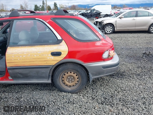 1995 Subaru Impreza with VIN JF1GF6558SH814122, listed as a IAAI auction lot 41787655 with 247,202 mi miles and . Bid and sale history available at DreamBid. Image 6.