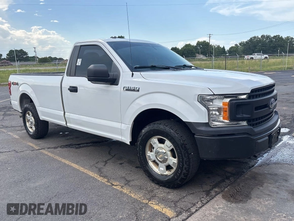 2019 Ford F-150 XL with VIN 1FTMF1EB1KKE10510, listed as a IAAI auction lot 42726982 with 98,336 mi miles and . Bid and sale history available at DreamBid. Image 25.