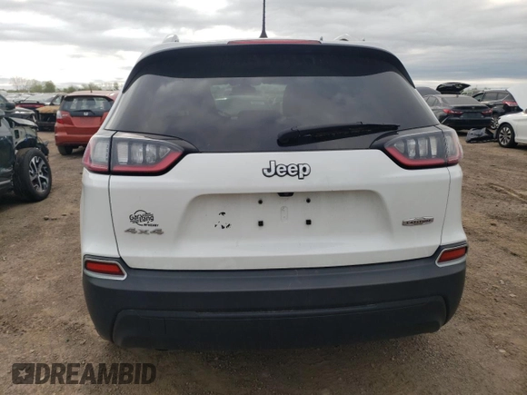 2019 Jeep Cherokee Latitude with VIN 1C4PJMCB4KD419299, listed as a Copart auction lot 55913265 with 80,058 mi miles and Salvage title. Bid and sale history available at DreamBid. Image 6.