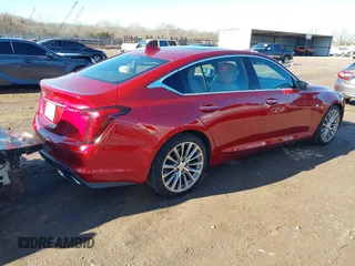 2021 Cadillac CT5 Premium Luxury with VIN 1G6DN5RK8M0117418, listed as a IAAI auction lot 41317069 with 6,982 mi miles and . Bid and sale history available at carsss.com. Image 4.