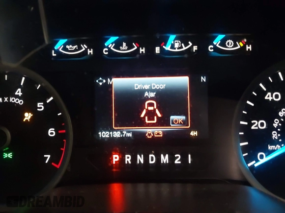 2017 Ford F-150 XL with VIN 1FTEX1EP0HFB72292, listed as a IAAI auction lot 41649699 with 102,132 mi miles. Bid and sale history available at carsss.com. Image 7.