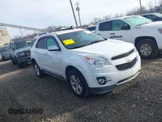 2013 Chevrolet Equinox LTZ with VIN 2GNFLGE36D6390653, listed as a IAAI auction lot 40974858 with 128,954 mi miles. Bid and sale history available at carsss.com. Image 1.