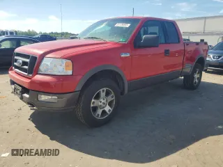 2004 Ford F-150 XLT with VIN 1FTPX04554KB00542, listed as a Copart auction lot 61126595 with 141,704 mi miles and Salvage title. Bid and sale history available at DreamBid. Image 1.
