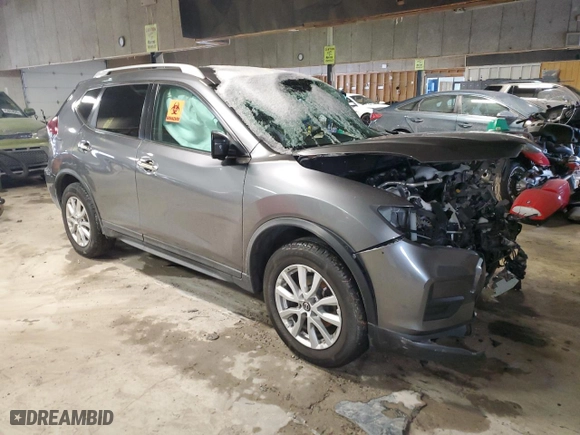 2018 Nissan Rogue SV with VIN KNMAT2MV9JP513365, listed as a Copart auction lot 46050425 with 0 mi miles and Salvage Title. Bid and sale history available at carsss.com. Image 4.