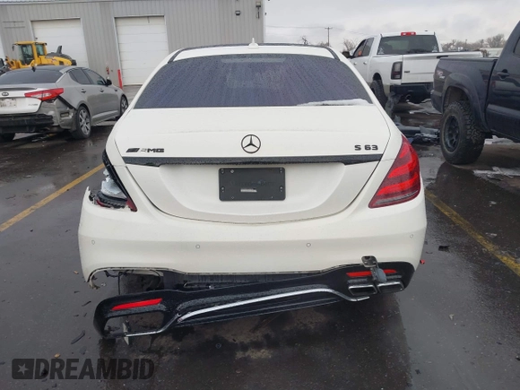 2019 Mercedes-Benz S-Class AMG S 63 with VIN WDDUG8JBXKA434294, listed as a IAAI auction lot 41239594 with 65,778 mi miles. Bid and sale history available at carsss.com. Image 16.