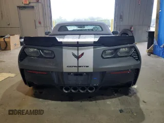 2015 Chevrolet Corvette Z06 3LZ with VIN 1G1YU3D61F5604992, listed as a Copart auction lot 66395114 with 23,555 mi miles and Salvage Title. Bid and sale history available at carsss.com. Image 6.