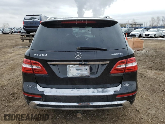 2014 Mercedes-Benz M 350 with VIN 4JGDA2EB9EA308480, listed as a Copart auction lot 49251015 with 126,542 mi miles and Salvage Title. Bid and sale history available at DreamBid. Image 6.