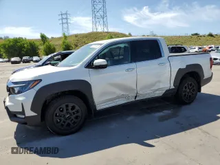 2023 Honda Ridgeline RTL-E с VIN 5FPYK3F76PB011963, выставлен на аукционе Copart как лот 63079165 с пробегом 25 658 миль миль и Списание • Salvage title. История ставок и продаж доступна на DreamBid. Изображение 1.