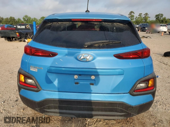 2019 Hyundai Kona SE with VIN KM8K12AA2KU274820, listed as a Copart auction lot 55335025 with 195,317 mi miles and Salvage Title. Bid and sale history available at carsss.com. Image 6.