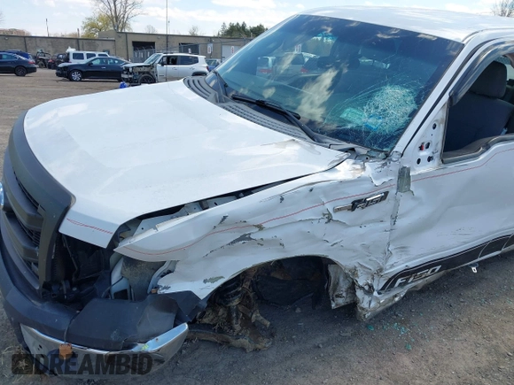 2014 Ford F-150 XL with VIN 1FTFW1EF0EKG24050, listed as a IAAI auction lot 42074584 with 129,448 mi miles and . Bid and sale history available at DreamBid. Image 6.