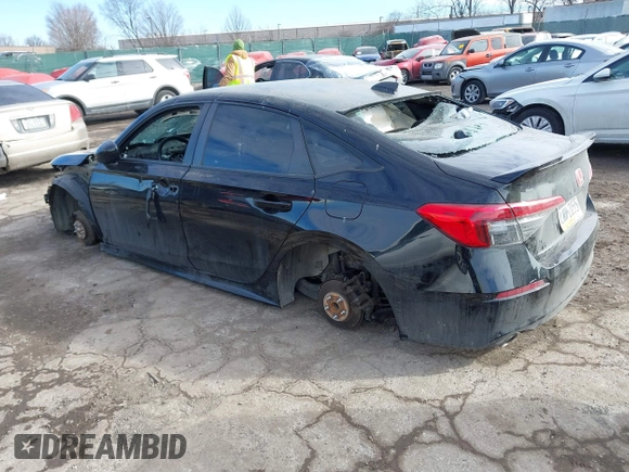 2022 Honda Civic Si with VIN 2HGFE1E50NH471124, listed as a IAAI auction lot 41460283 with Not Provided miles and . Bid and sale history available at DreamBid. Image 3.