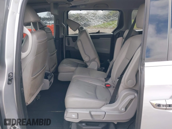 2018 Honda Odyssey Elite with VIN 5FNRL6H92JB004882, listed as a IAAI auction lot 41901028 with 160,889 mi miles and . Bid and sale history available at DreamBid. Image 8.