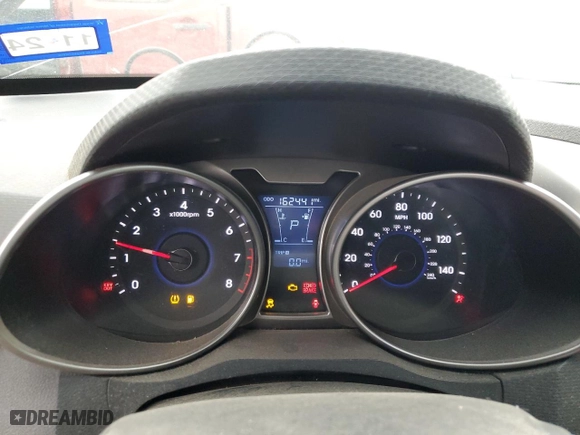 2012 Hyundai Veloster w/Gray Int with VIN KMHTC6AD9CU054138, listed as a Copart auction lot 87742995 with 162,441 mi miles and Salvage Title. Bid and sale history available at carsss.com. Image 9.