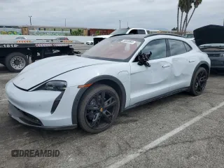 2023 Porsche Taycan 4 with VIN WP0BA2Y13PSA60032, listed as a Copart auction lot 68658963 with 4,572 mi miles and . Bid and sale history available at DreamBid. Image 1.