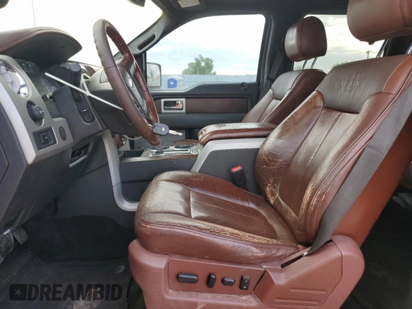 2013 Ford F-150 XL with VIN 1FTFW1ET0DKD05882, listed as a Copart auction lot 57662035 with 230,380 mi miles and Salvage title. Bid and sale history available at DreamBid. Image 7.