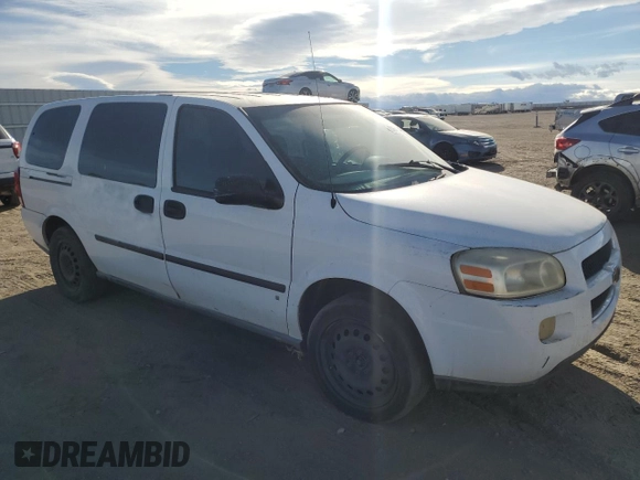 2008 Chevrolet Uplander LS Fleet z VIN 1GBDV13W08D103615, wystawiony jako Copart lot #82642464 z przebiegiem 84 791 mil mil oraz Czysty tytuł • Clean title. Historia ofert i sprzedaży dostępna na DreamBid. Obrazek 4.