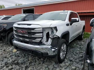 2023 GMC Sierra 1500 with VIN 1GTUUBE84PZ327510, listed as a Copart auction lot 51716385 with 30,590 mi miles and Salvage Title. Bid and sale history available at DreamBid. Image 1.