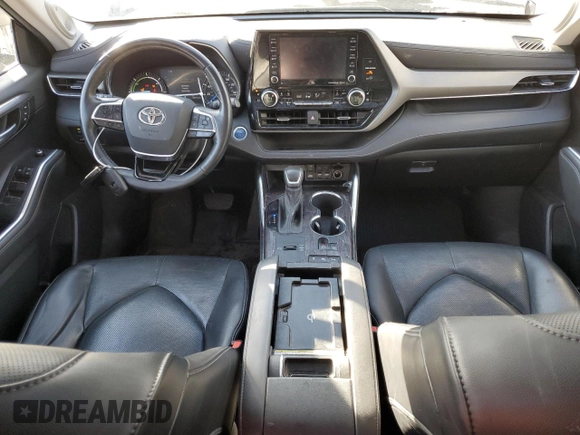 2021 Toyota Highlander Hybrid Limited with VIN 5TDXBRCH7MS048435, listed as a Copart auction lot 47585725 with 104,197 mi miles and Salvage title. Bid and sale history available at DreamBid. Image 8.