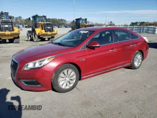 2016 Hyundai Sonata Hybrid SE with VIN KMHE24L15GA033166, listed as a Copart auction lot 50326395 with 148,434 mi miles and Salvage Title. Bid and sale history available at carsss.com. Image 1.