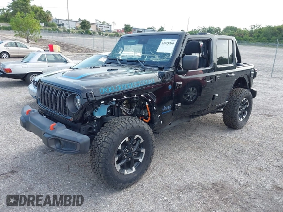 2024 Jeep Wrangler Rubicon X z VIN 1C4RJXR64RW197186, wystawiony jako IAAI lot #42405700 z przebiegiem 6 397 mil mil oraz . Historia ofert i sprzedaży dostępna na DreamBid. Obrazek 21.