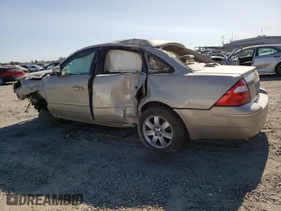 2005 Ford Five Hundred SEL with VIN 1FAHP24195G160685, listed as a Copart auction lot 61601335 with Not provided miles and Salvage title. Bid and sale history available at DreamBid. Image 2.