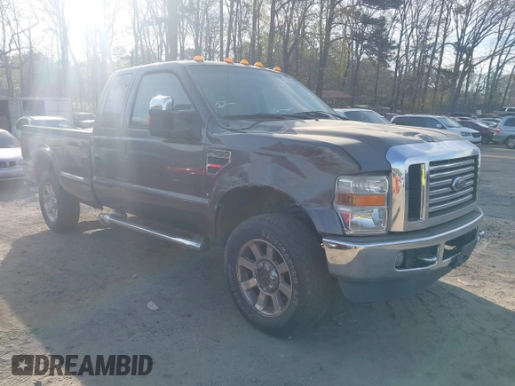 2008 Ford Super Duty F-250 SRW XL with VIN 1FTSX21518EC34074, listed as a IAAI auction lot 41899503 with 110,003 mi miles. Bid and sale history available at carsss.com. Image 1.