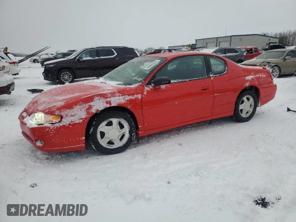 2000 Chevrolet Monte Carlo SS z VIN 2G1WX12K4Y9160449, wystawiony jako Copart lot #44903335 z przebiegiem 154 860 mil mil oraz Czysty tytuł • Clean title. Historia ofert i sprzedaży dostępna na DreamBid. Obrazek 1.
