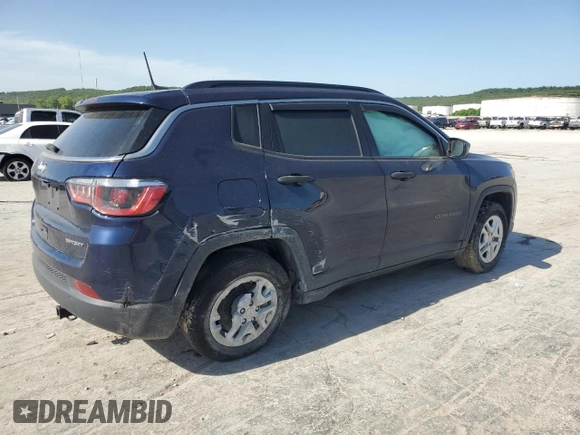 2020 Jeep Compass Sport с VIN 3C4NJCAB8LT169629, выставлен на аукционе Copart как лот 57229625 с пробегом 115 461 миль миль и Списание • Salvage title. История ставок и продаж доступна на DreamBid. Изображение 3.