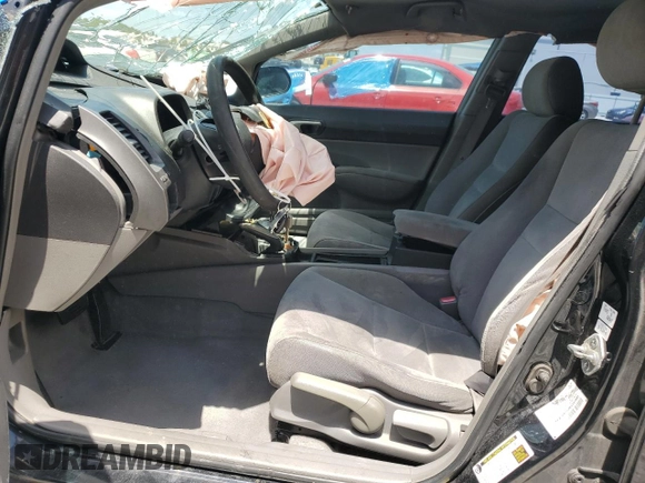 2008 Honda Civic LX with VIN 2HGFA16558H343198, listed as a Copart auction lot 52745625 with 217,403 mi miles and Salvage Title. Bid and sale history available at DreamBid. Image 7.