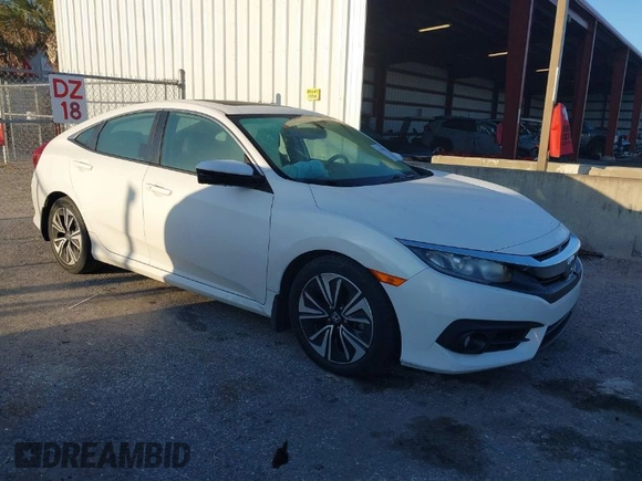 2017 Honda Civic Sedan EX-L with VIN 19XFC1F75HE032229, listed as a IAAI auction lot 41456959 with 137,386 mi miles. Bid and sale history available at carsss.com. Image 1.
