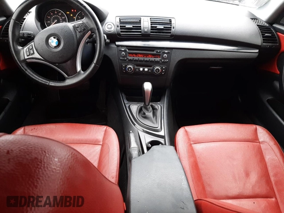 2011 BMW 1 Series 128i with VIN WBAUP9C59BVL90575, listed as a Copart auction lot 50757283 with 179,906 mi miles and Non repairable. Bid and sale history available at DreamBid. Image 8.