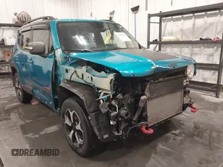 2021 Jeep Renegade Trailhawk with VIN ZACNJDC13MPM13834, listed as a IAAI auction lot 41480700 with 62,621 mi miles and . Bid and sale history available at DreamBid. Image 6.