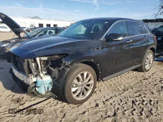 2022 Infiniti QX50 Pure z VIN 3PCAJ5AB2NF117098, wystawiony jako Copart lot #83414574 z przebiegiem 30 779 mil mil oraz Szkoda całkowita • Salvage title. Historia ofert i sprzedaży dostępna na DreamBid. Obrazek 1.