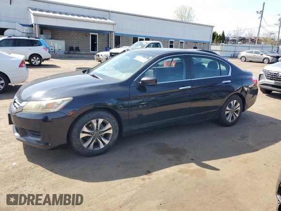 2014 Honda Accord Sedan LX with VIN 1HGCR2F34EA230045, listed as a Copart auction lot 54448135 with 180,656 mi miles and Salvage Title. Bid and sale history available at carsss.com. Image 1.