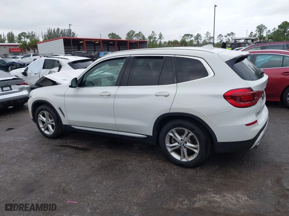 2020 BMW X3 sDrive30i with VIN 5UXTY3C04L9C53343, listed as a IAAI auction lot 41208883 with 1 mi miles. Bid and sale history available at carsss.com. Image 15.