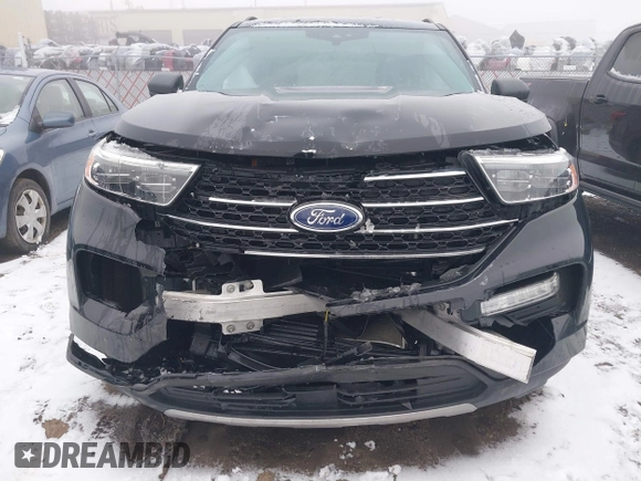 2021 Ford Explorer XLT with VIN 1FMSK8DH0MGA59737, listed as a IAAI auction lot 41474554 with 74,536 mi miles. Bid and sale history available at carsss.com. Image 6.