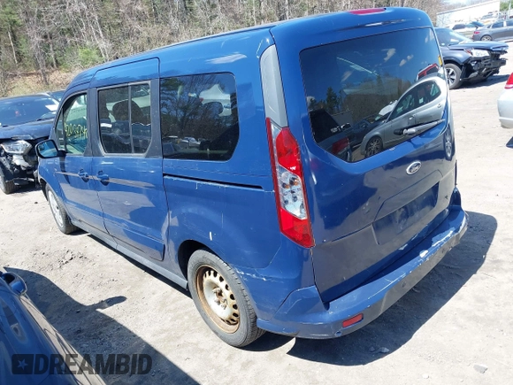 2014 Ford Transit Connect XLT with VIN NM0GE9F78E1142569, listed as a IAAI auction lot 42054742 with 61,604 mi miles and . Bid and sale history available at DreamBid. Image 3.