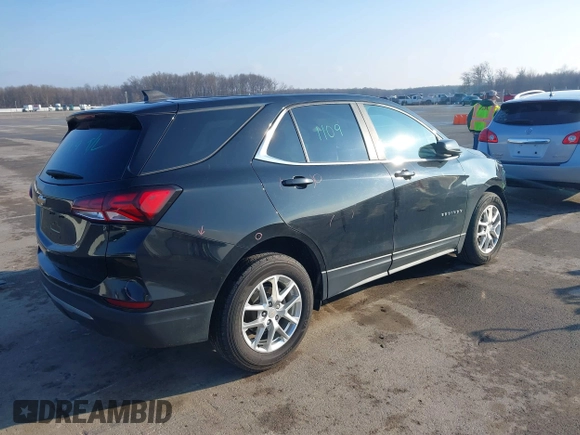 2022 Chevrolet Equinox LT with VIN 3GNAXKEV7NL193667, listed as a IAAI auction lot 41675785 with 68,515 mi miles and . Bid and sale history available at DreamBid. Image 4.