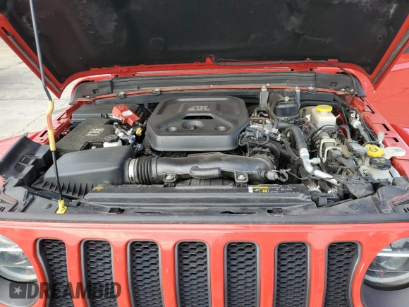 2021 Jeep Wrangler Unlimited Rubicon with VIN 1C4HJXFN9MW505291, listed as a Copart auction lot 89060615 with 69,894 mi miles and Salvage Title. Bid and sale history available at DreamBid. Image 11.