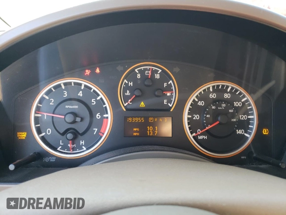 2008 Nissan Titan XE z VIN 1N6BA06A78N315654, wystawiony jako Copart lot #82987544 z przebiegiem 193 955 mil mil oraz Szkoda całkowita • Salvage title. Historia ofert i sprzedaży dostępna na DreamBid. Obrazek 9.