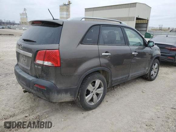 2013 Kia Sorento EX with VIN 5XYKUDA23DG391066, listed as a Copart auction lot 44636745 with 229,094 mi miles and Salvage Title. Bid and sale history available at carsss.com. Image 3.