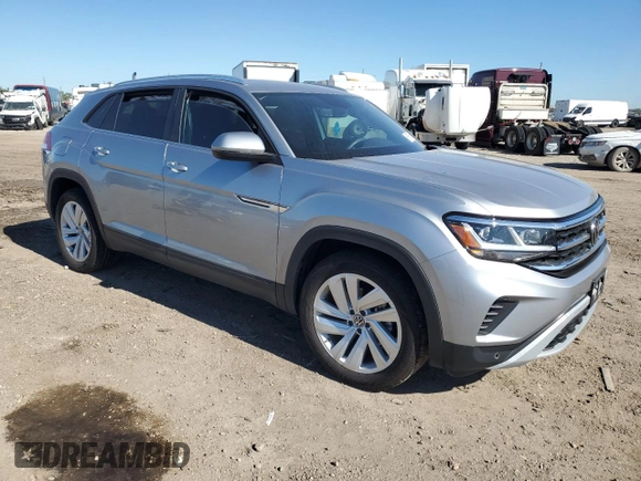 2023 Volkswagen Atlas SE with VIN 1V2JE2CA5PC209957, listed as a Copart auction lot 81876964 with 11,022 mi miles and Salvage title. Bid and sale history available at DreamBid. Image 4.