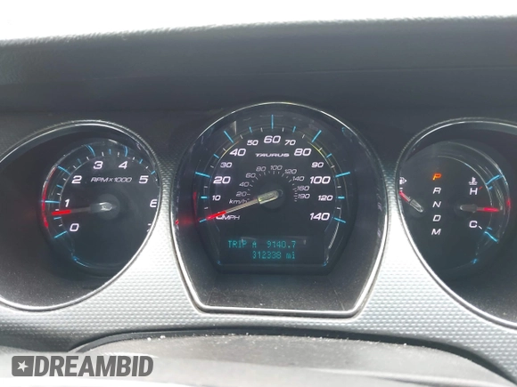 2011 Ford Taurus SEL with VIN 1FAHP2EW1BG114726, listed as a IAAI auction lot 41689674 with 312,338 mi miles. Bid and sale history available at carsss.com. Image 7.